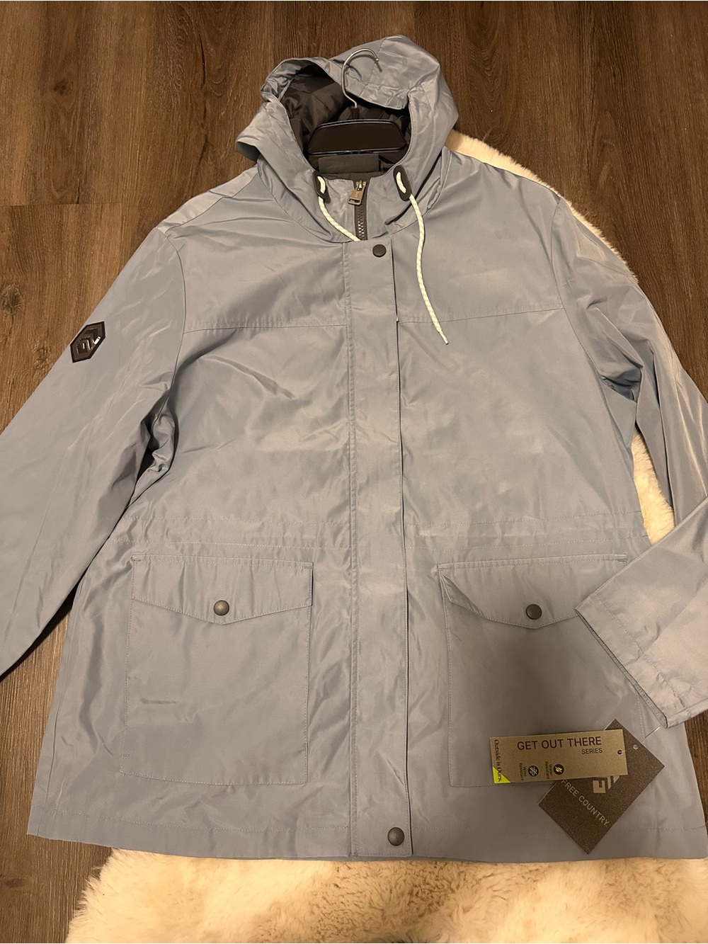 Free Country Blue "Get Out There" Series Raincoat XL